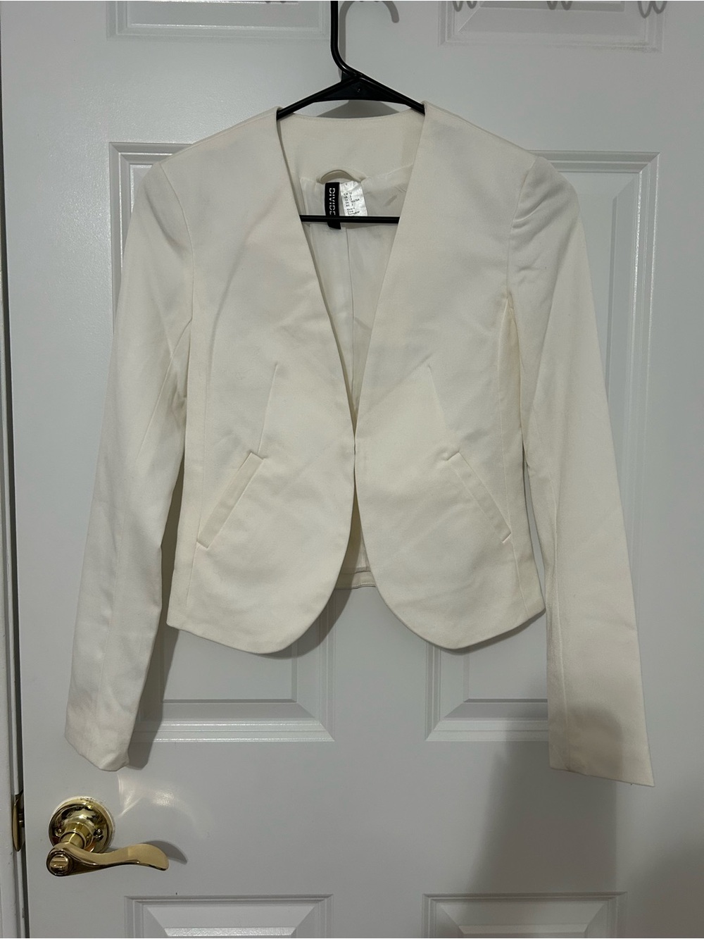 H&M white blazer